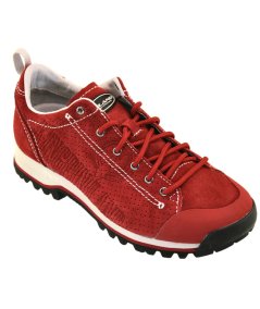 SNEAKER ALLACCIATO CAMOSCIO IDROR.ROSSO