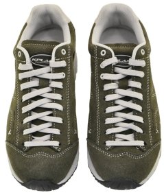 SNEAKER ALLACCIATO CAMOSCIO IDROR.VERDE