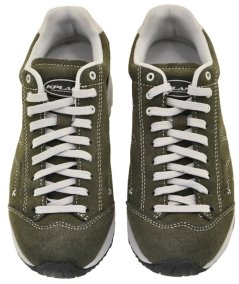 SNEAKER ALLACCIATO CAMOSCIO IDROR.VERDE
